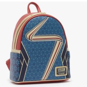 Ms. Marvel Loungefly Mini Backpack ~ Disney Authentic NEW